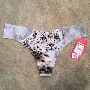 Commando Leopard Thong